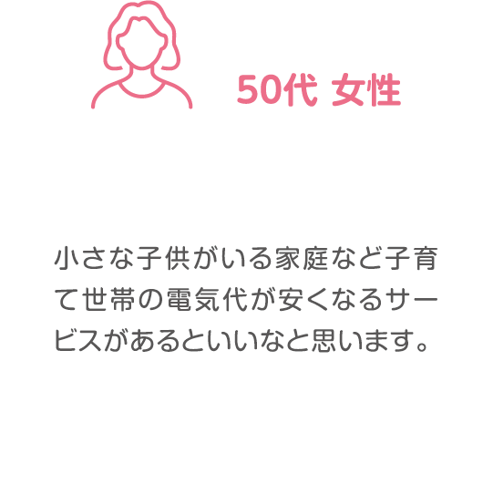 50代女性の声