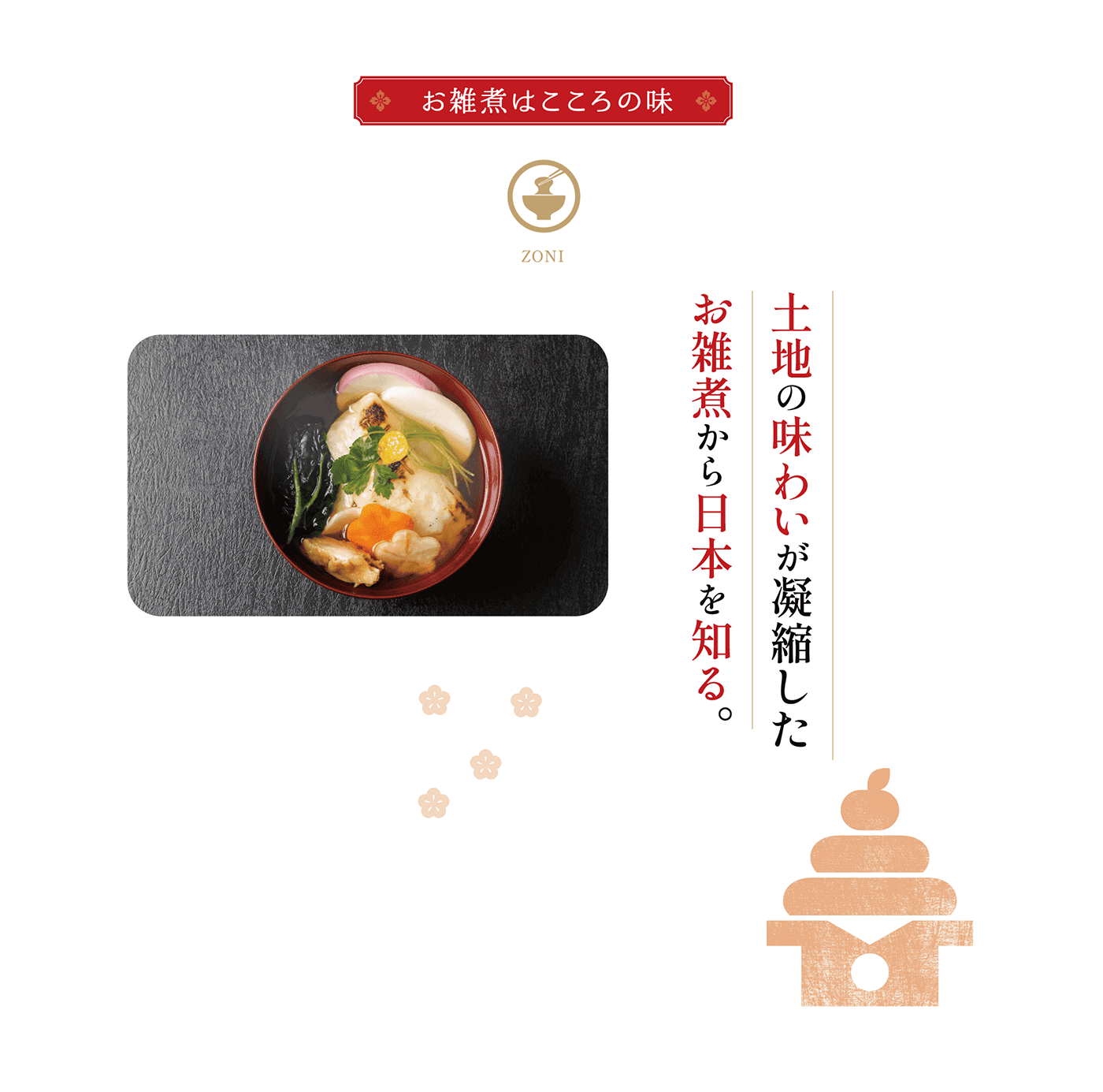 土地の味わいが凝縮したお雑煮から日本を知る。