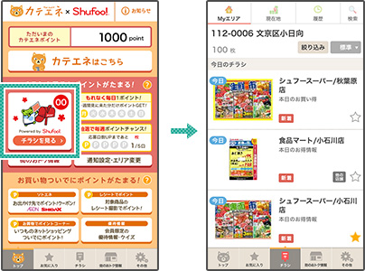 チラシの見方イメージ