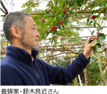 養蜂家　鈴木良近さん