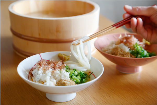 辛み大根おろしの釜揚げうどん