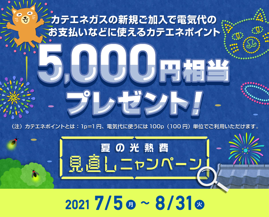 カテエネ 中部電力ミライズが運営する家庭向けweb会員サービス