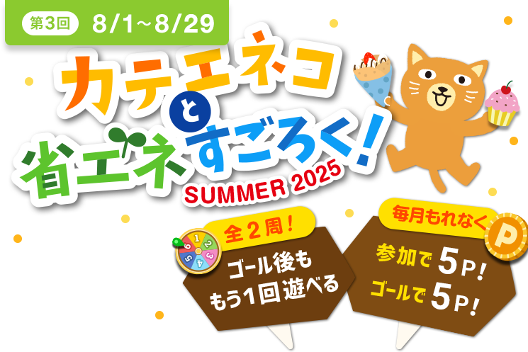 カテエネコと省エネすごろく！