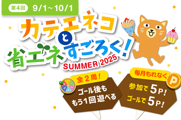 カテエネコと省エネすごろく！