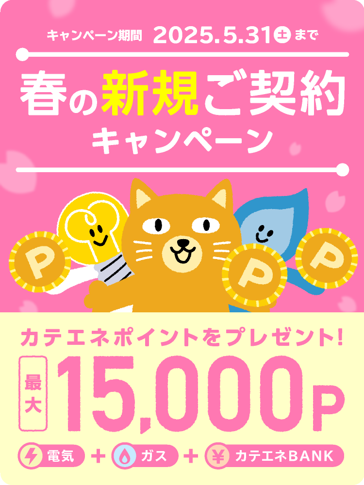 春の新規ご契約キャンペーン