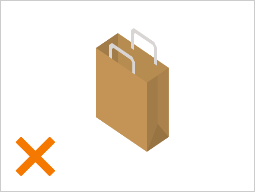 梱包時の注意のイメージ