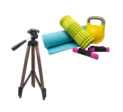 健康器具・スマホアクセサリー・三脚・懐中電灯
