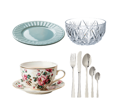 陶器の食器類・飾り皿・ティーセット