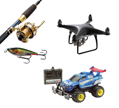 釣り道具・ラジコン・ドローン