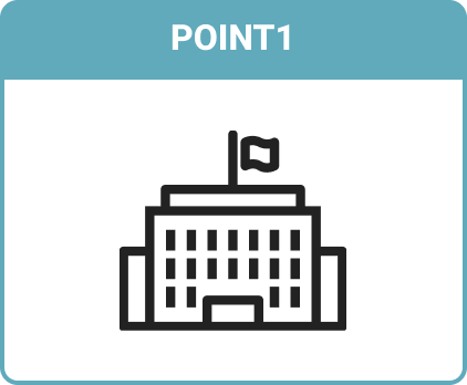 POINT1 公的機関のイメージ