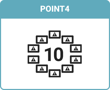 POINT4 幅広い対応力のイメージ