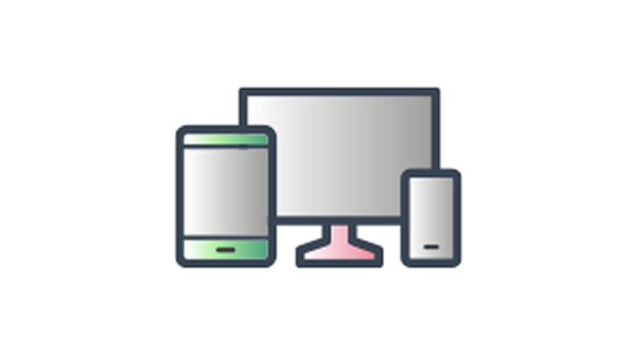 PC、スマホ、タブレットに対応するイメージ