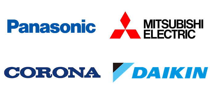 中部電力ミライズでは、エコキュートはパナソニック、三菱電機、コロナ、ダイキンの4メーカーを取り揃えています